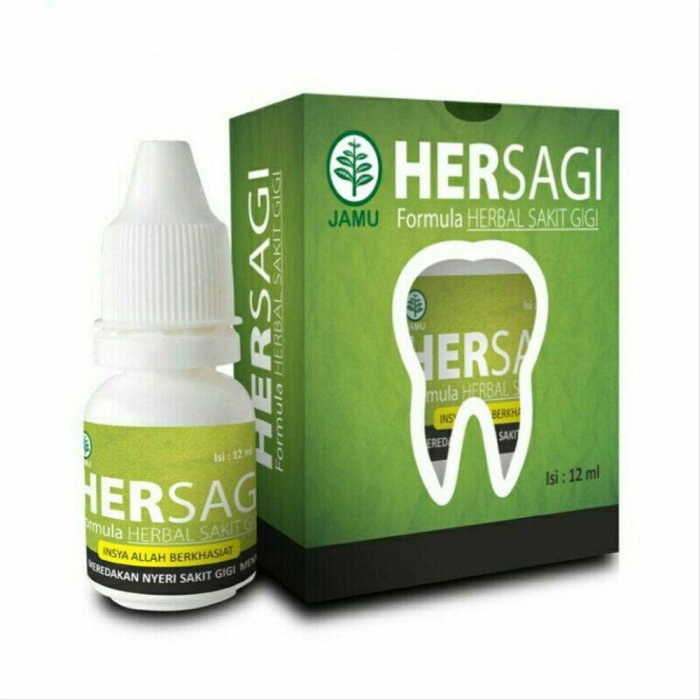 obat herbal untuk sakit gigi
